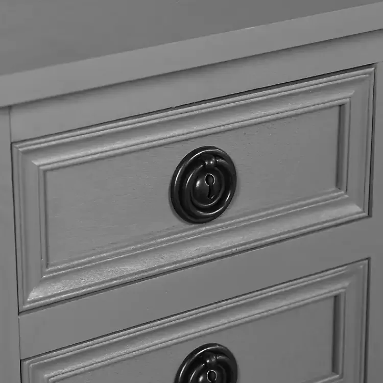 dark_gray_wood_drawer_barrett_console_table_5.webp Dark Wood 4-Drawer Barrett Console Table>Kirklands Home Shop