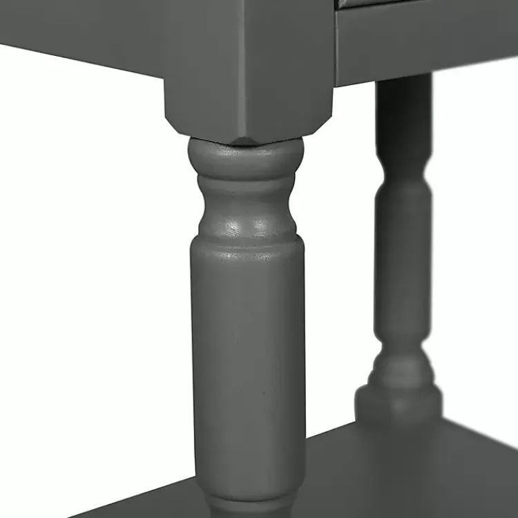 dark_gray_wood_drawer_barrett_console_table_6.webp Dark Wood 4-Drawer Barrett Console Table>Kirklands Home Shop