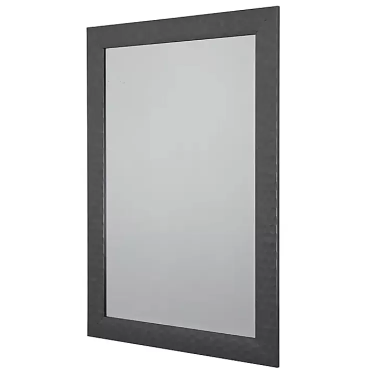 Dark Gray Wood Framed Beveled Edge Wall Mirror>Kirklands Home Cheap