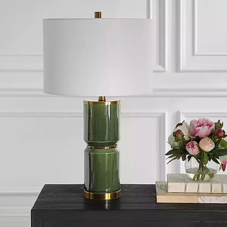 dark_green_and_gold_eva_table_lamp_2.webp Dark Green and Gold Eva Table Lamp>Kirklands Home Best