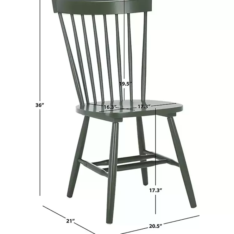 dark_green_parker_spindle_dining_chairs_set_of__2.webp Dark Parker Spindle Dining Chairs, Set of 2>Kirklands Home Store