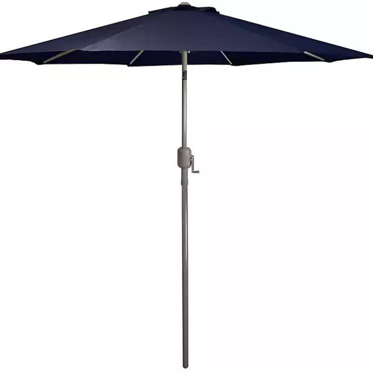Dark Navy Tilt Hand Crank Outdoor Umbrella>Kirklands Home Best