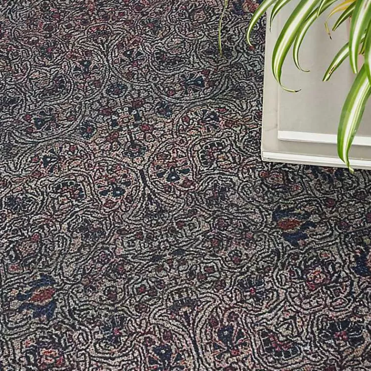 dark_vintage_floral_washable_area_rug_x_6.webp Dark Vintage Floral Washable Area Rug, 5x7>Kirklands Home New