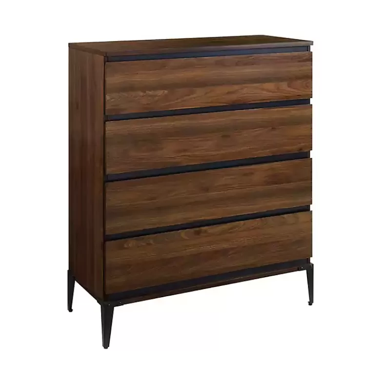 dark_walnut_midcentury_fourdrawer_chest_3.webp Dark Walnut Midcentury Four-Drawer Chest>Kirklands Home Shop