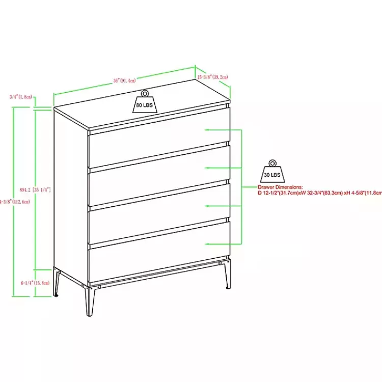 dark_walnut_midcentury_fourdrawer_chest_5.webp Dark Walnut Midcentury Four-Drawer Chest>Kirklands Home Shop