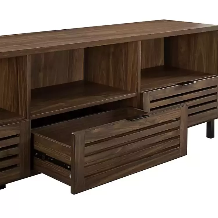 dark_walnut_rustic_slat_door_tv_stand__in_3.webp Dark Walnut Rustic Slat Door TV Stand, 70 in.>Kirklands Home Discount