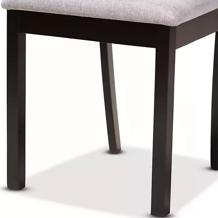 dark_wooden_interlocked_base_pc_dining_set_5.webp Dark Wooden Interlocked Base 5-pc. Dining Set>Kirklands Home Best