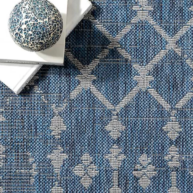 davon_blue_moroccan_trellis_outdoor_rug_x_3.webp Davon Blue Moroccan Trellis Outdoor Rug, 5x8>Kirklands Home Discount