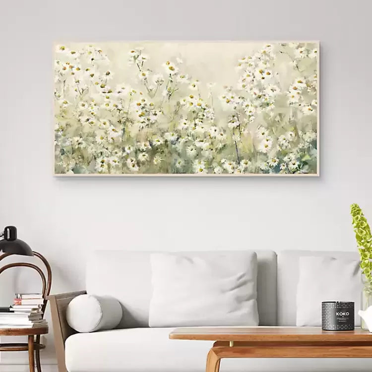 daytime_daises_framed_canvas_art_print_2.webp Daytime Daises Framed Canvas Art Print>Kirklands Home Cheap
