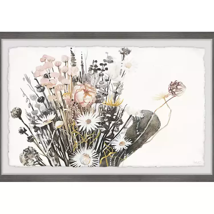 Deckled Flowering Bundle Framed Art Print>Kirklands Home Flash Sale