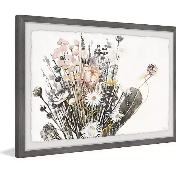 Deckled Flowering Bundle Framed Art Print>Kirklands Home Flash Sale