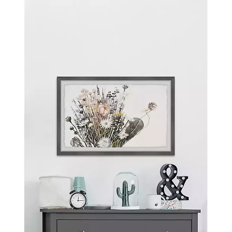 deckled_flowering_bundle_framed_art_print_2.webp Deckled Flowering Bundle Framed Art Print>Kirklands Home Flash Sale