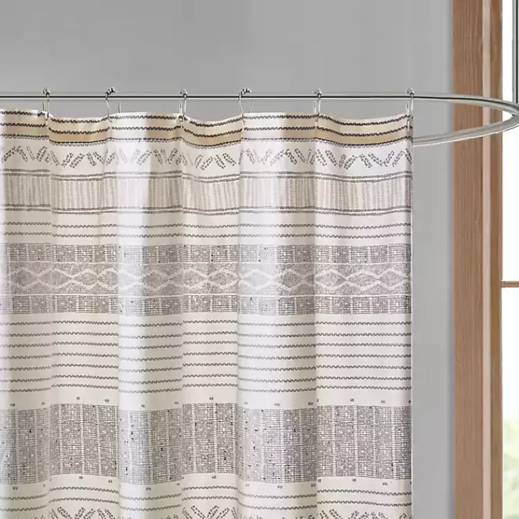 decorative_stripe_tassel_shower_curtain_3.webp Decorative Stripe Tassel Shower Curtain>Kirklands Home Discount
