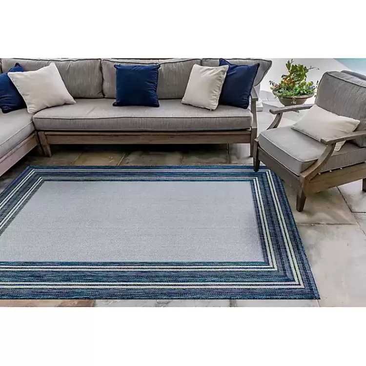 deep_aqua_threaded_frame_outdoor_area_rug_x_2.webp Deep Aqua Threaded Frame Outdoor Area Rug, 6x9>Kirklands Home Shop