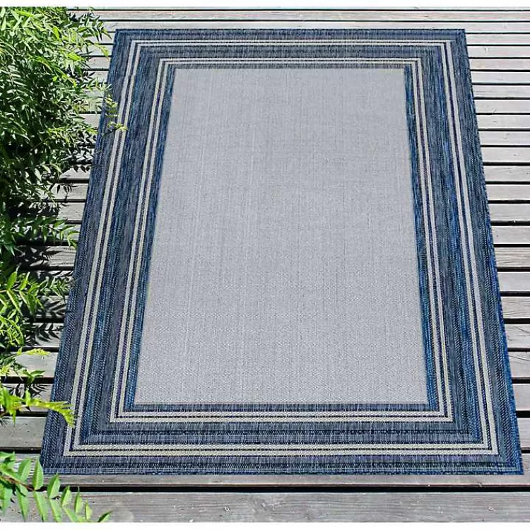 deep_aqua_threaded_frame_outdoor_area_rug_x_3.webp Deep Aqua Threaded Frame Outdoor Area Rug, 6x9>Kirklands Home Shop