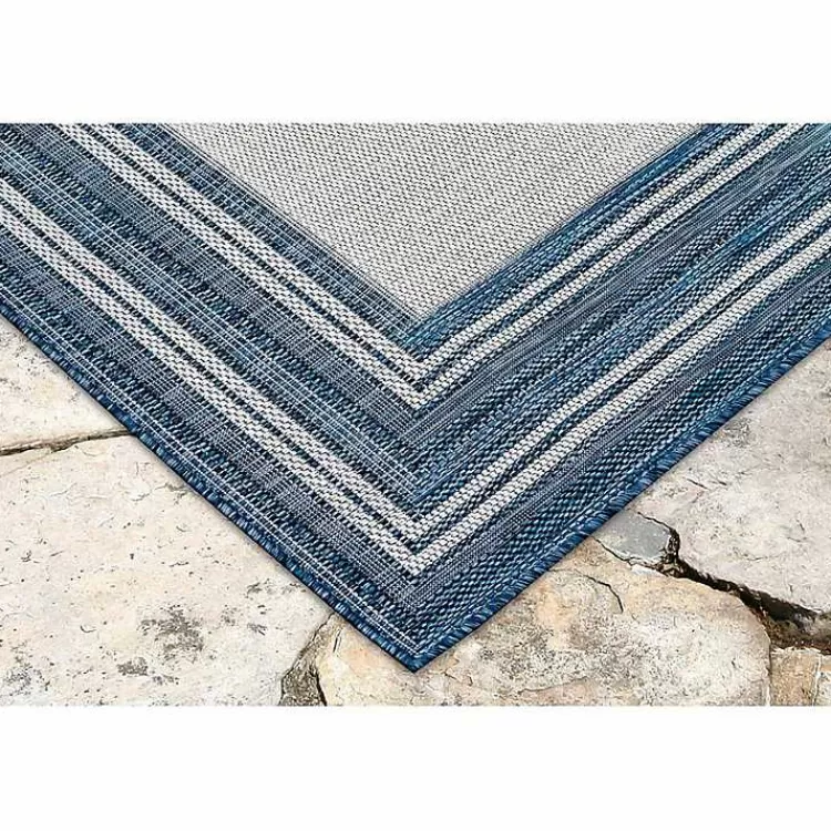 deep_aqua_threaded_frame_outdoor_area_rug_x_4.webp Deep Aqua Threaded Frame Outdoor Area Rug, 6x9>Kirklands Home Shop