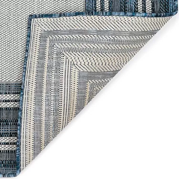 deep_aqua_threaded_frame_outdoor_area_rug_x_6.webp Deep Aqua Threaded Frame Outdoor Area Rug, 6x9>Kirklands Home Shop