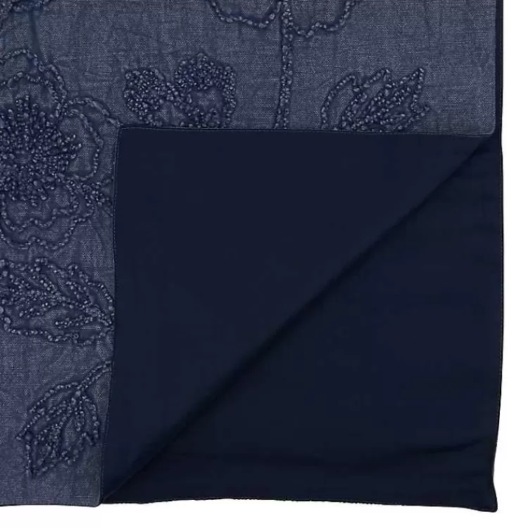 Deep Floral Embroidered Table Runner>Kirklands Home Discount