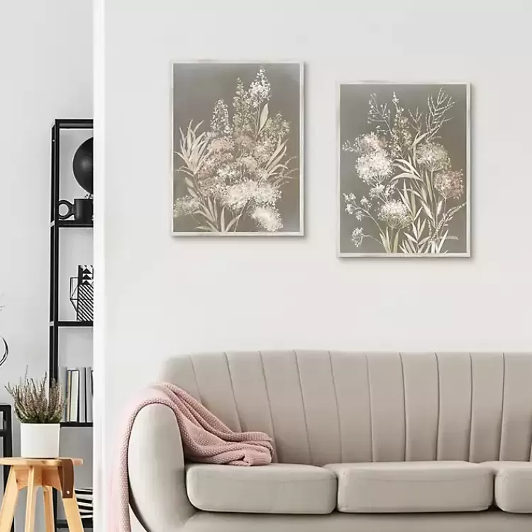 Delicate Bunch 2-pc. Framed Canvas Art Set>Kirklands Home Hot