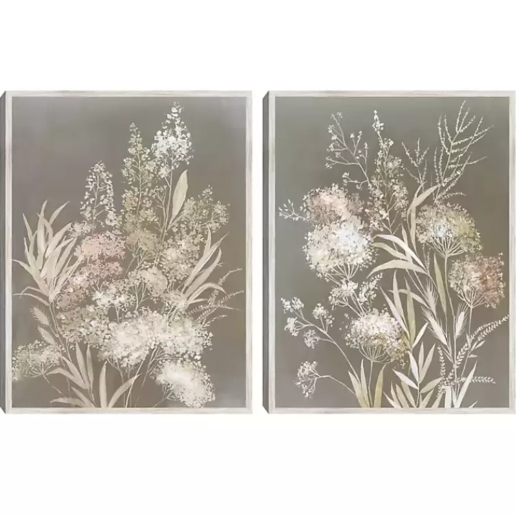 Delicate Bunch 2-pc. Framed Canvas Art Set>Kirklands Home Hot
