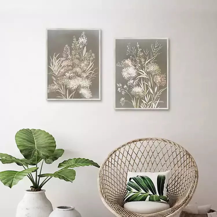 delicate_bunch_pc_framed_canvas_art_set_2.webp Delicate Bunch 2-pc. Framed Canvas Art Set>Kirklands Home Hot