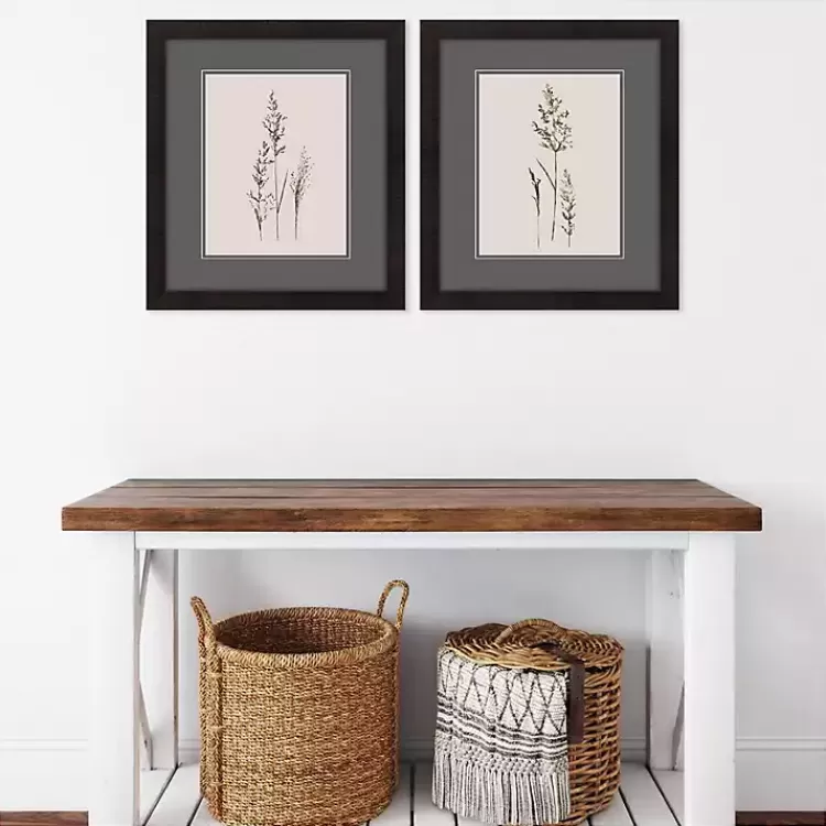 Delicate Stems Framed Art Prints, Set of 2>Kirklands Home Flash Sale