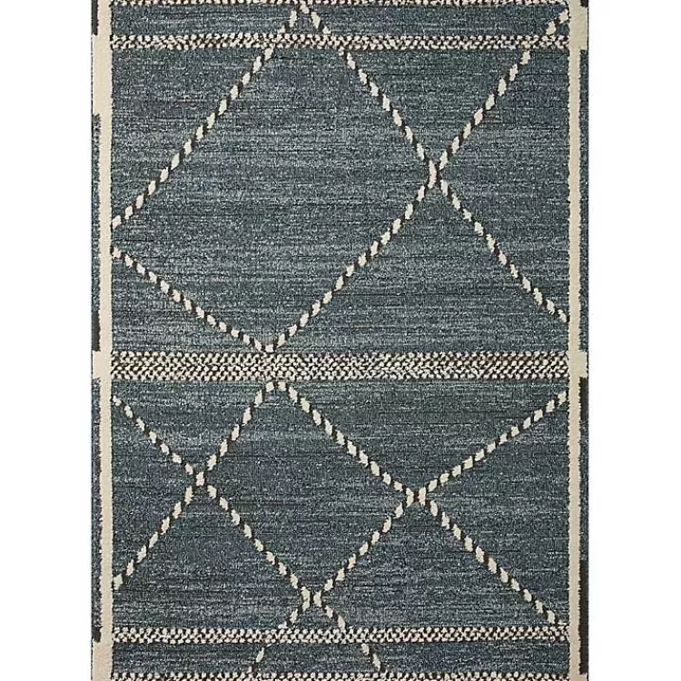 Denim Asymmetrical Tufted Area Rug, 7x10>Kirklands Home Cheap