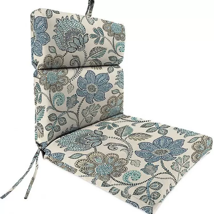 Denim Busan Outdoor Dining Chair Cushion>Kirklands Home Cheap
