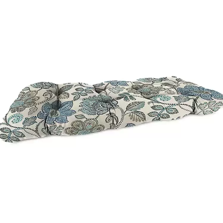 Denim Busan Wicker Loveseat Outdoor Cushion>Kirklands Home Clearance