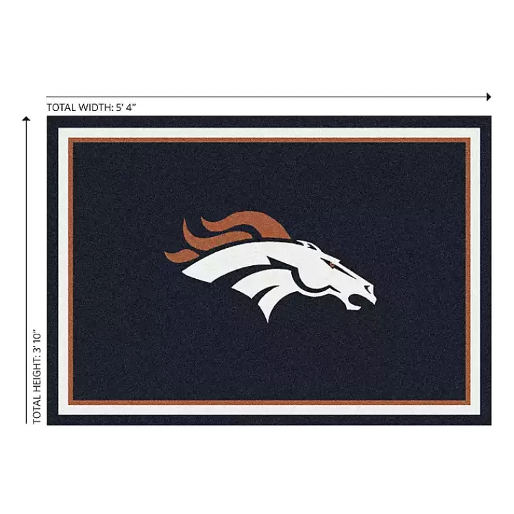 Denver Broncos Area Rug, 4x6>Kirklands Home Store