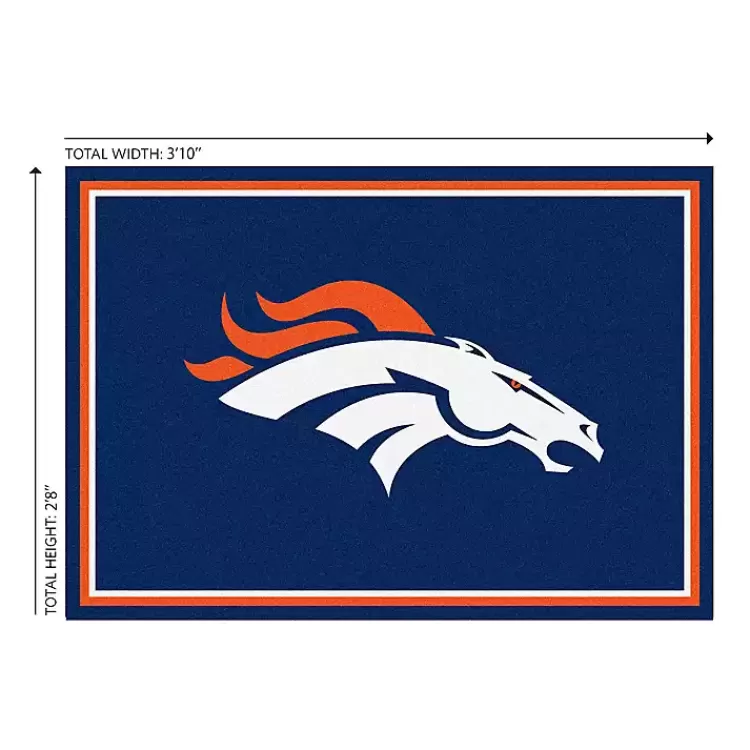 Denver Broncos Area Rug, 3x4>Kirklands Home Shop