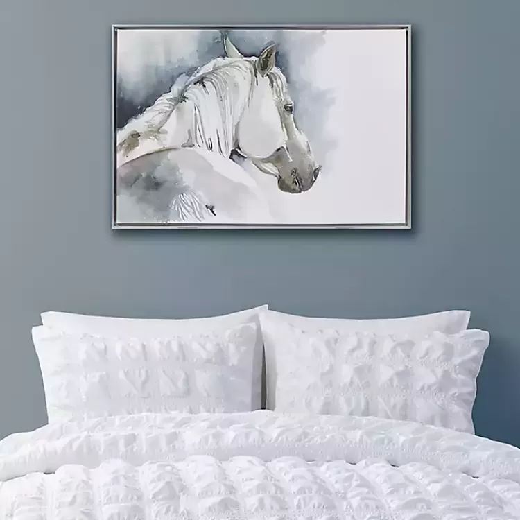 derby_hand_embellished_horse_framed_canvas_print_2.webp Derby Hand Embellished Horse Framed Canvas Print>Kirklands Home Cheap