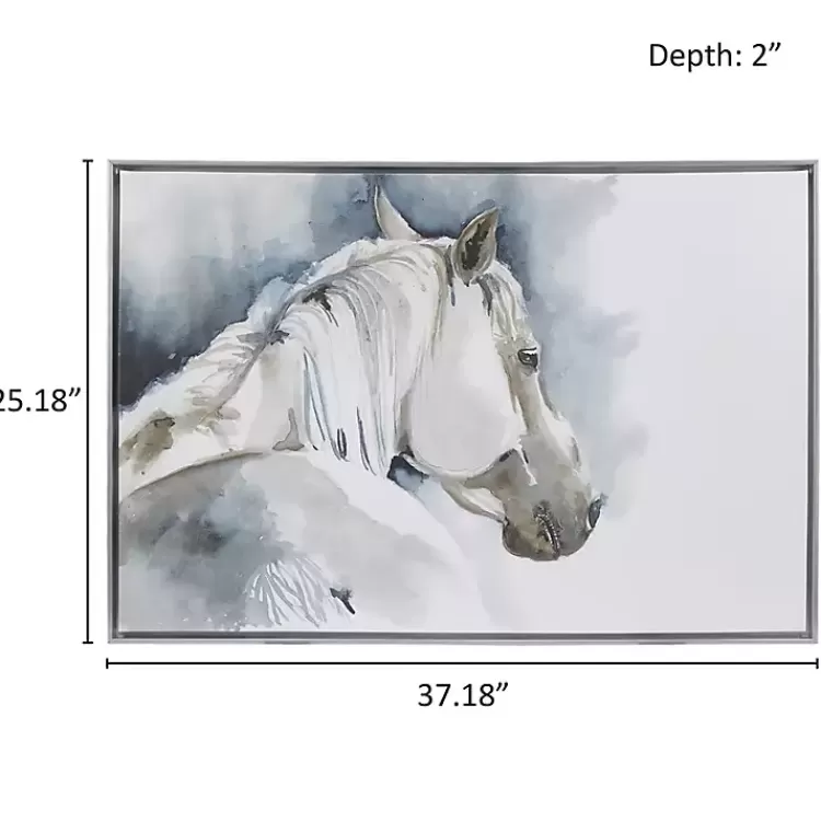 derby_hand_embellished_horse_framed_canvas_print_3.webp Derby Hand Embellished Horse Framed Canvas Print>Kirklands Home Cheap