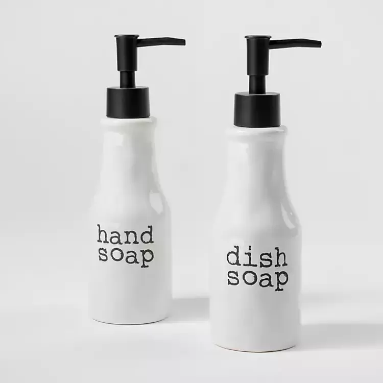 Dish and Hand 2-pc. Soap Dispenser Set>Kirklands Home Flash Sale