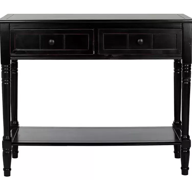 Distressed Wood 2-Drawer Console Table>Kirklands Home Cheap