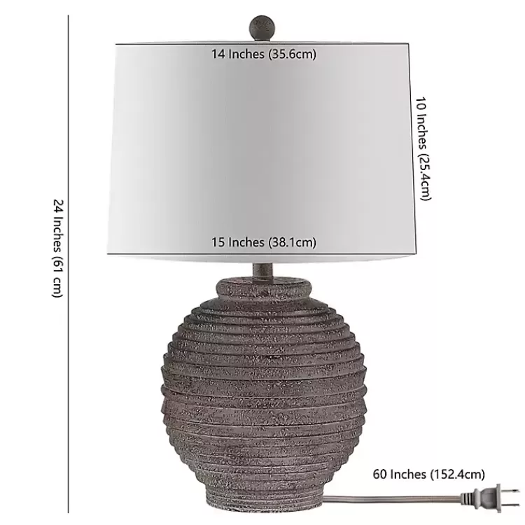 distressed_charcoal_textured_resin_table_lamp_2.webp Distressed Charcoal Textured Resin Table Lamp>Kirklands Home New