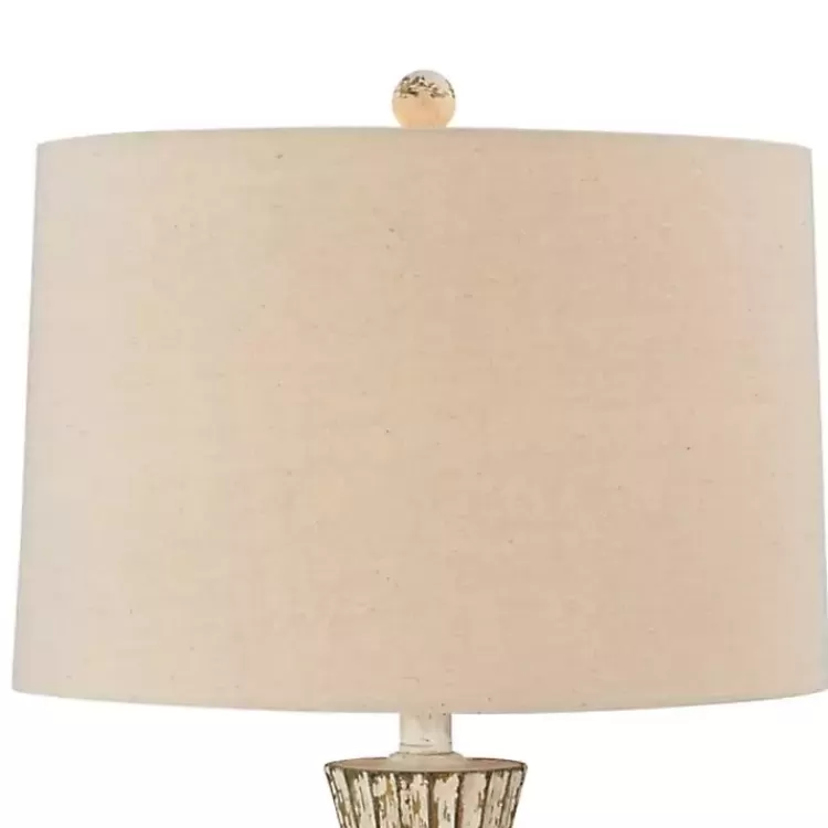 Distressed Cream Jada Table Lamp>Kirklands Home Clearance