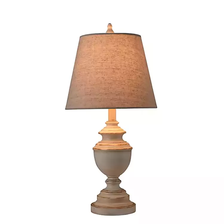 Distressed Cream Table Lamp>Kirklands Home Best Sale