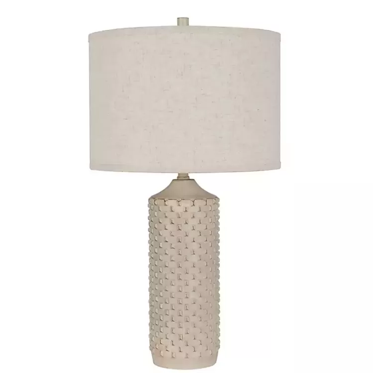 Distressed Cream Textured Table Lamps, Set of 2>Kirklands Home Cheap