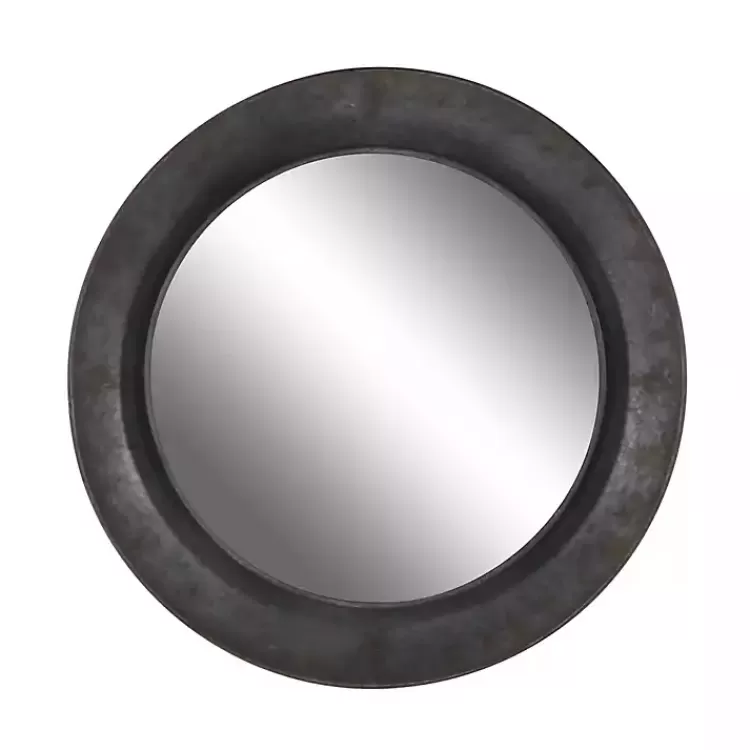 Distressed Galvanized Curved Framed Mirror>Kirklands Home Hot
