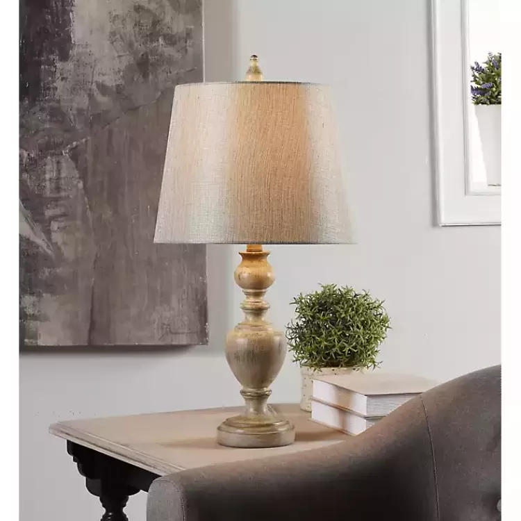 distressed_gray_and_cream_table_lamp_3.webp Distressed and Cream Table Lamp>Kirklands Home Outlet
