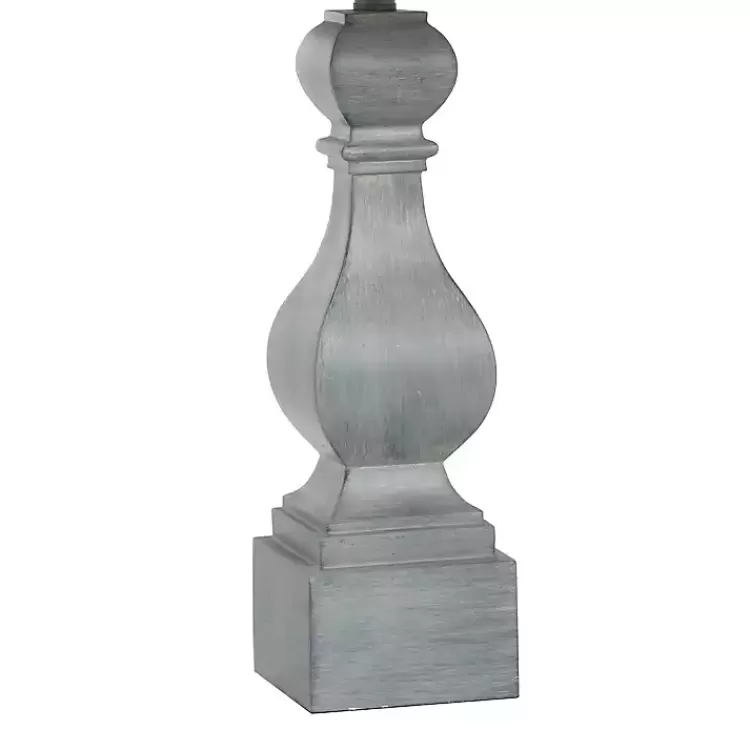 distressed_gray_traditional_baluster_table_lamp_3.webp Distressed Traditional Baluster Table Lamp>Kirklands Home Best