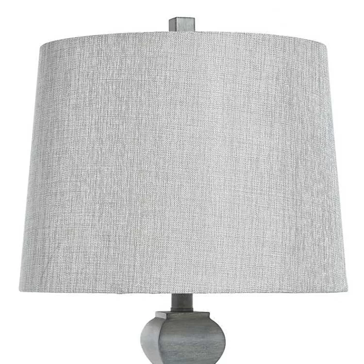 distressed_gray_traditional_baluster_table_lamp_4.webp Distressed Traditional Baluster Table Lamp>Kirklands Home Best