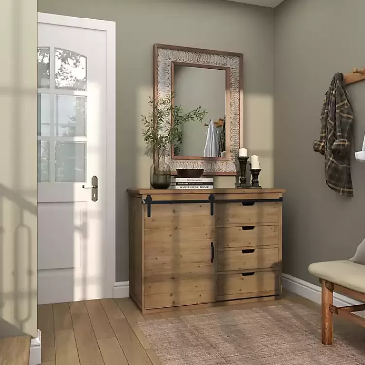 distressed_gray_wood_rectangular_wall_mirror_10.webp Distressed Gray Wood Rectangular Wall Mirror>Kirklands Home Flash Sale
