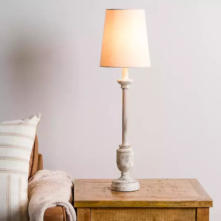 Distressed Ivory Classic Buffet Lamp>Kirklands Home Outlet