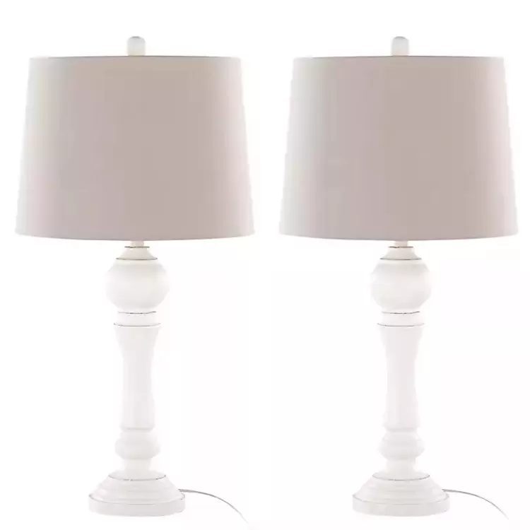 Distressed Off- Wilton Table Lamps, Set of 2>Kirklands Home Best Sale