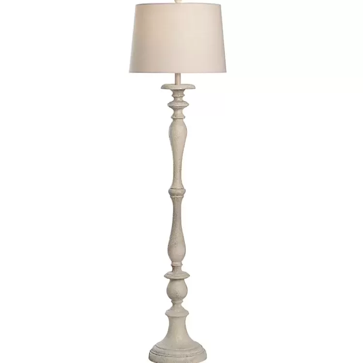 Distressed Taupe Finish Floor Lamp>Kirklands Home Cheap