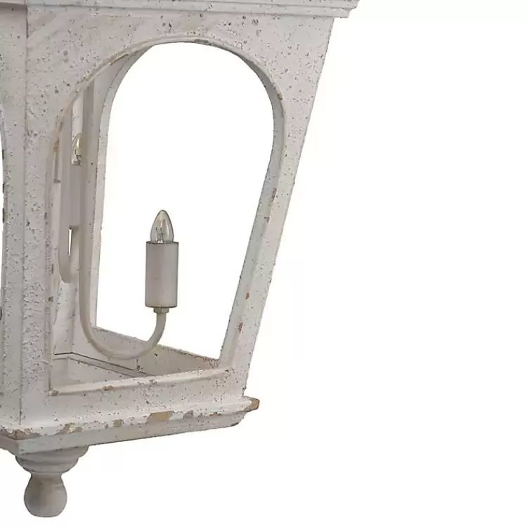 distressed_white_carriage_pendant_light_4.webp Distressed Carriage Pendant Light>Kirklands Home Store