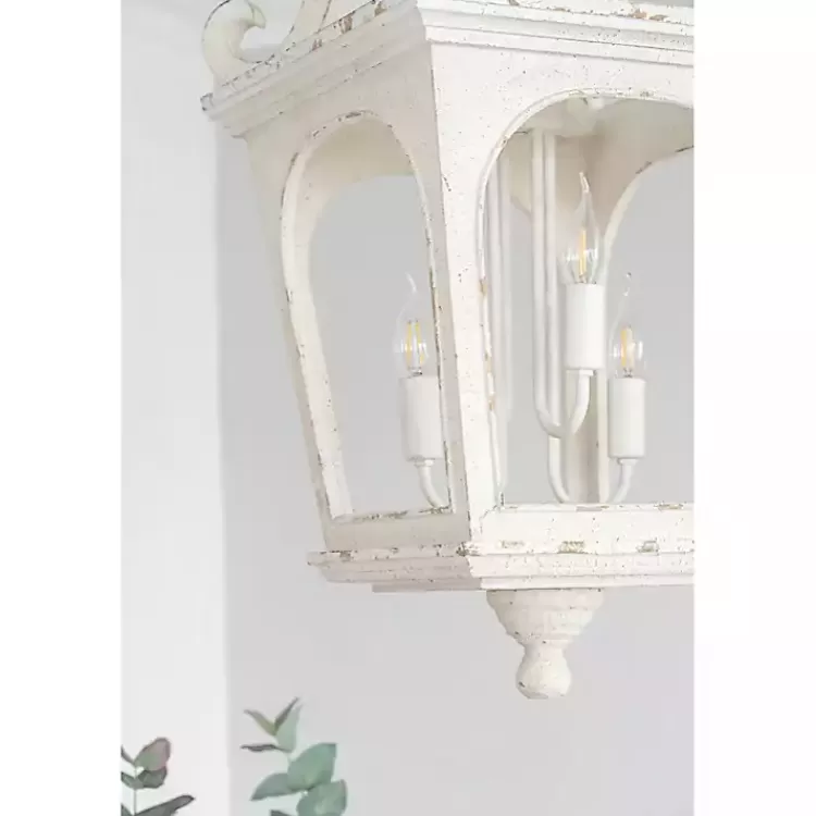 distressed_white_carriage_pendant_light_6.webp Distressed Carriage Pendant Light>Kirklands Home Store