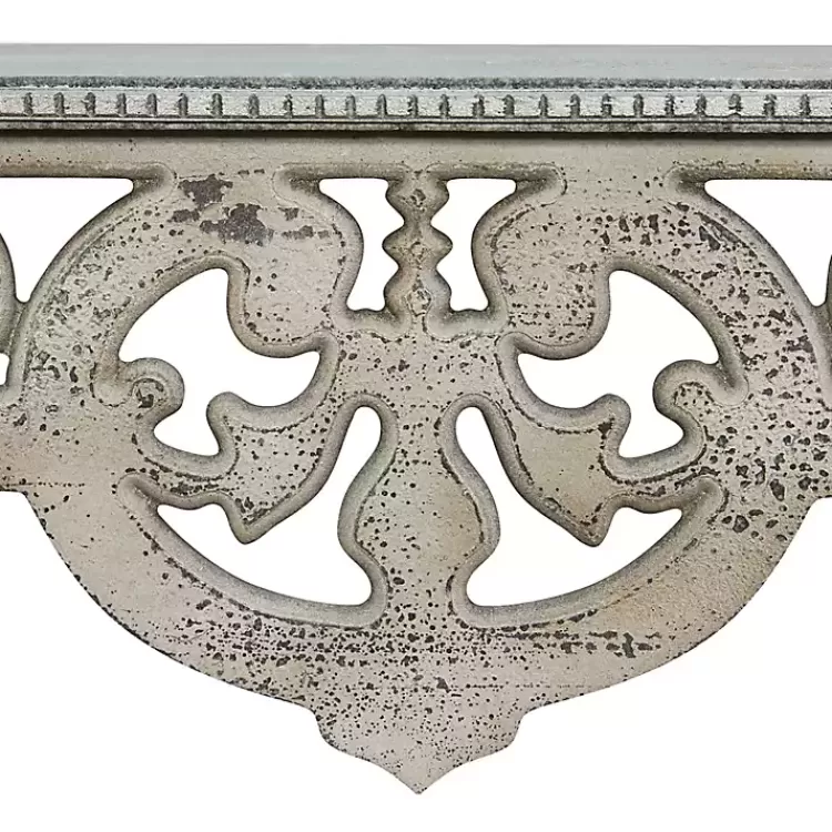 distressed_white_carved_wood_wall_shelf_4.webp Distressed White Carved Wood Wall Shelf>Kirklands Home Outlet